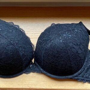 Torrid Curve Black Lace Push-Up Bra 40DD